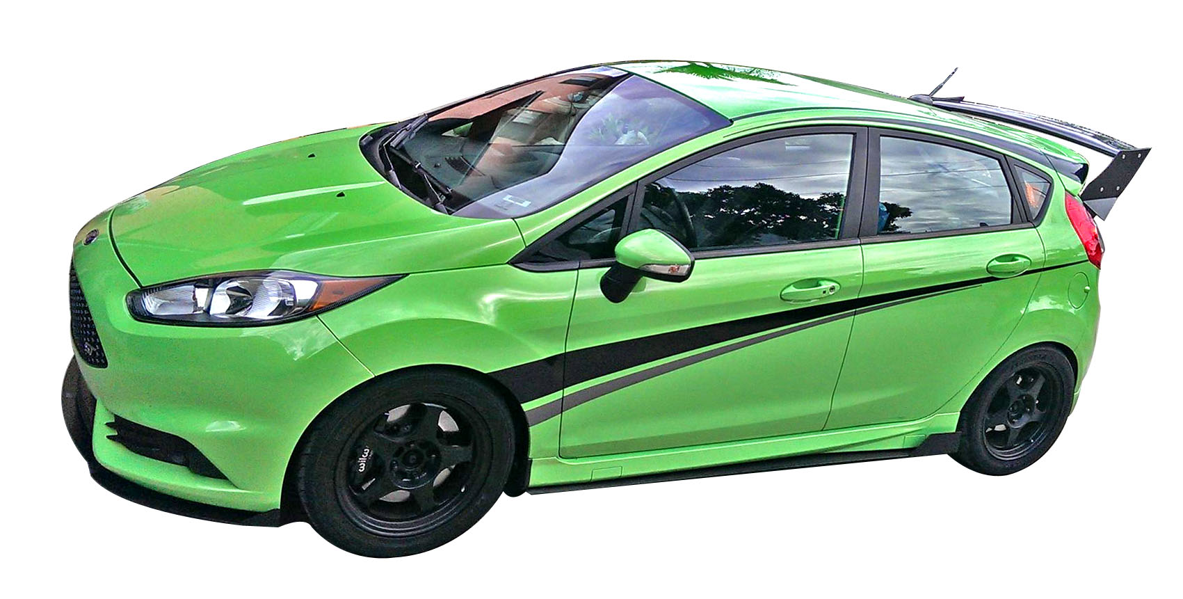 *Race Rear Wing Spoiler for 2014+ Ford Fiesta ST [MK 7.5 JA8 ST180] by